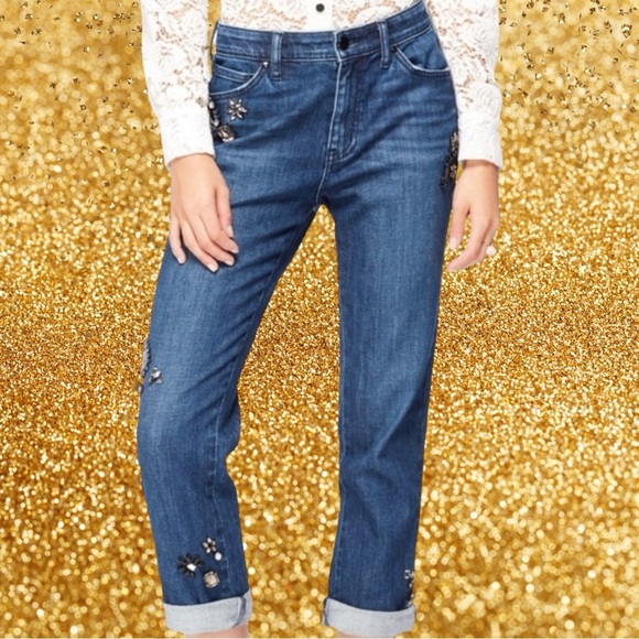 Kate Spade New York Broome Street ‘Embellished Jean’ Size 27 - Picture 1 of 14